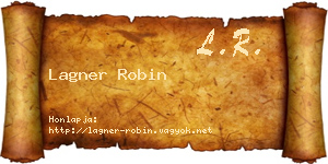 Lagner Robin névjegykártya